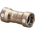 Viega MegaPress 3/4" Copper Nickel Coupling w/Stop Double Press Connection - Smart Connect Technology - Kesper Supply