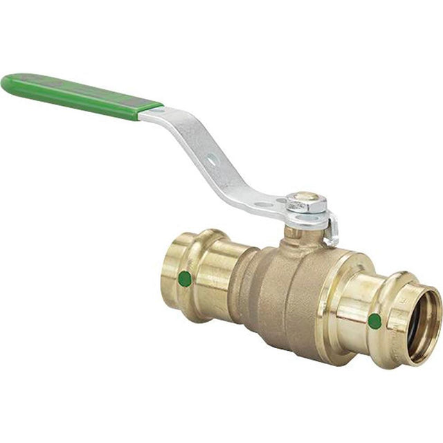 Viega ProPress 1-1/2" Zero Lead Bronze Ball Valve w/Stainless Stem - Double Press Connection - Kesper Supply