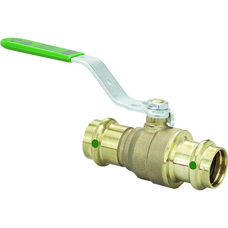 Viega ProPress 1-1/4" Zero Lead Bronze Ball Valve w/Stainless Stem - Double Press Connection - Smart Connect Technology - Kesper Supply