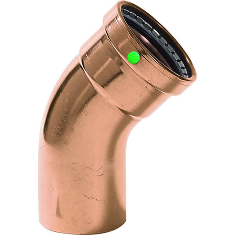 Viega ProPress - 2-1/2" - 45° Copper Elbow - Street/Press Connection - Smart Connect Technology - Kesper Supply