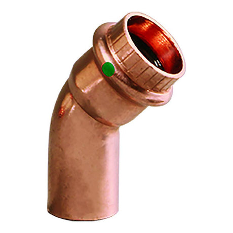 Viega ProPress 2" 45° Copper Elbow - Street/Press Connection - Smart Connect Technology - Kesper Supply