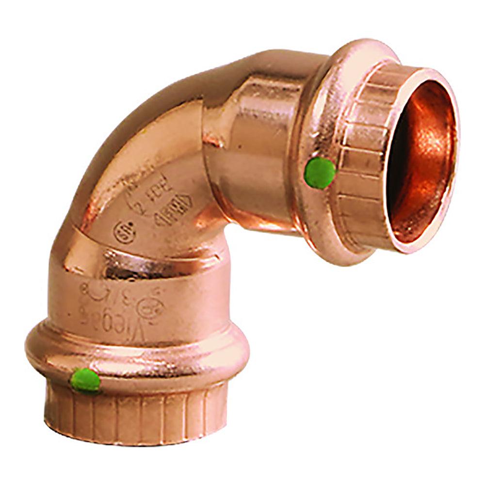 Viega ProPress 2" - 90° Copper Elbow - Double Press Connection - Smart Connect Technology - Kesper Supply