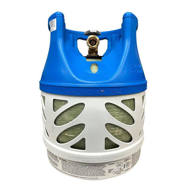 Viking Cylinders 11lb Vertical Fiberglass Composite LPG Cylinder w/Type 1 Valve - OPD, DOT, TC Approved - Kesper Supply