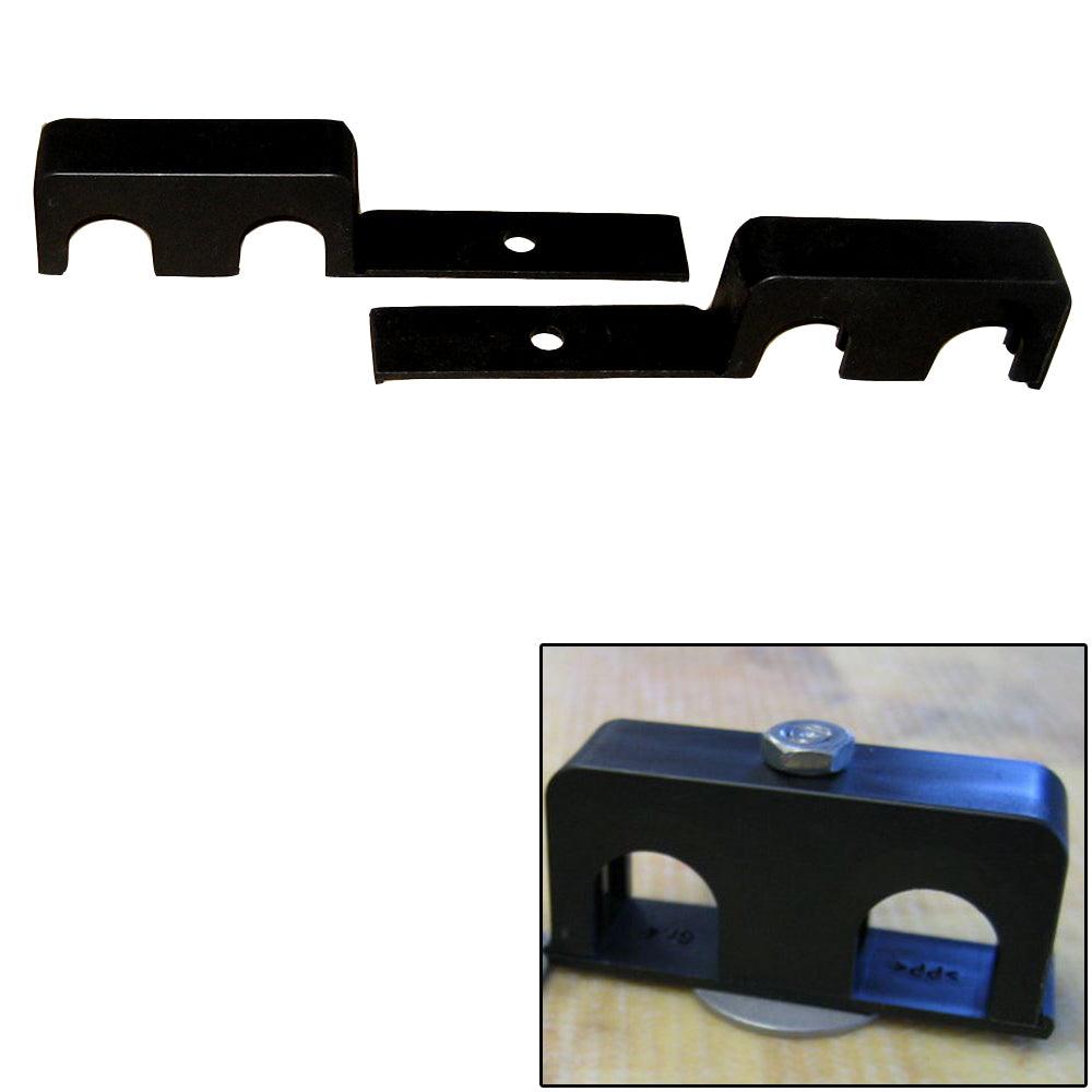 Weld Mount Double Poly Clamp f/1/4" x 20 Studs - 3/4" OD - Requires 1.75" Stud - Qty. 25 - Kesper Supply