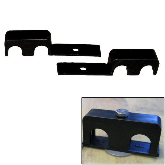 Weld Mount Double Poly Clamp f/1/4" x 20 Studs - 5/8" OD - Requires 1.5" Stud - Qty. 25 - Kesper Supply