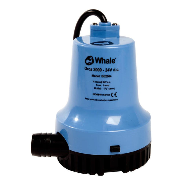 Whale Orca 2000 GPH Submersible Bilge Pump 12V - Kesper Supply