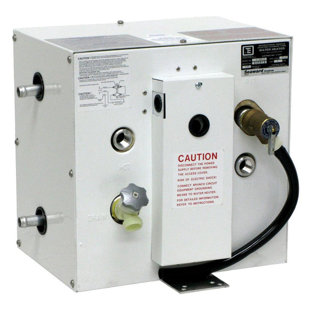 Whale Seaward 3 Gallon Hot Water Heater w/Side Heat Exchanger - White Epoxy - 120V - 1500W - Kesper Supply