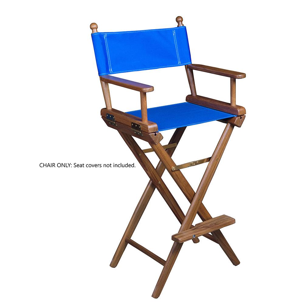 Whitecap Captain's Chair w/o Seat Covers - Teak - Kesper Supply