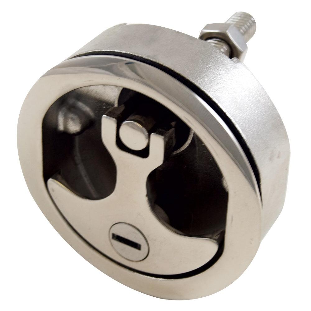 Whitecap Compression Handle - 316 Stainless Steel - Locking - 3" Outer Diameter - Kesper Supply