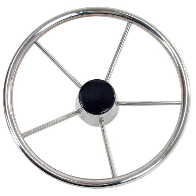 Whitecap Destroyer Steering Wheel - 15" Diameter - Kesper Supply