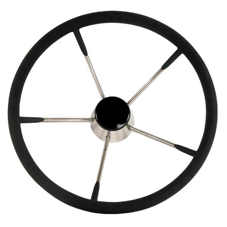 Whitecap Destroyer Steering Wheel - Black Foam - 13-1/2" Diameter - Kesper Supply