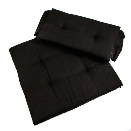 Whitecap Director's Chair II Replacement Seat Cushion Set - Black - Kesper Supply