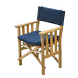 Whitecap Director's Chair II w/Navy Cushion - Teak - Kesper Supply