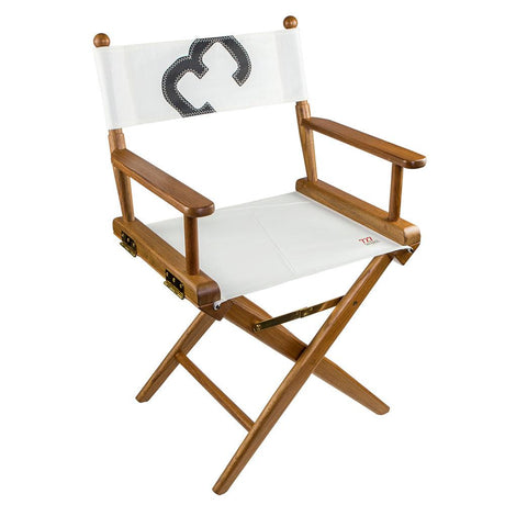 Whitecap Director's Chair w/Sail Cloth Seating - Teak - Kesper Supply