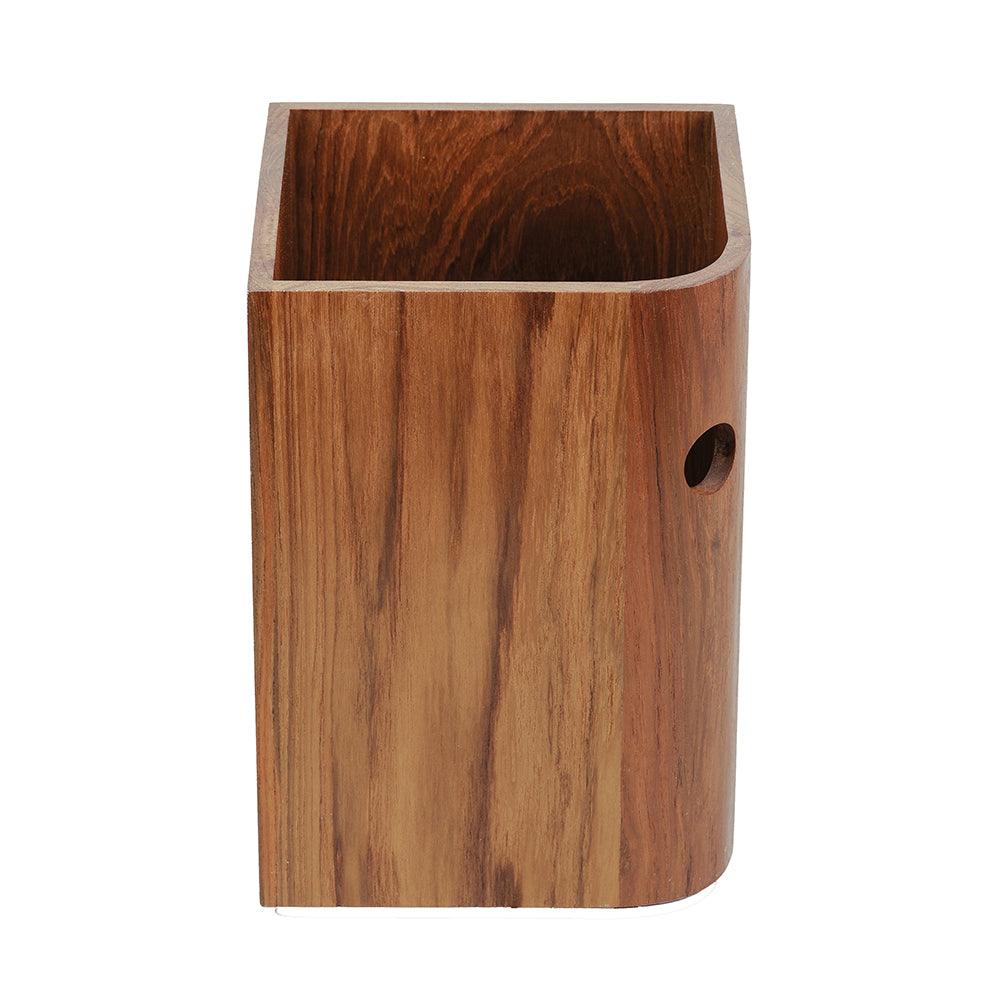 Whitecap EKA Collection Waste Basket - Teak - Kesper Supply