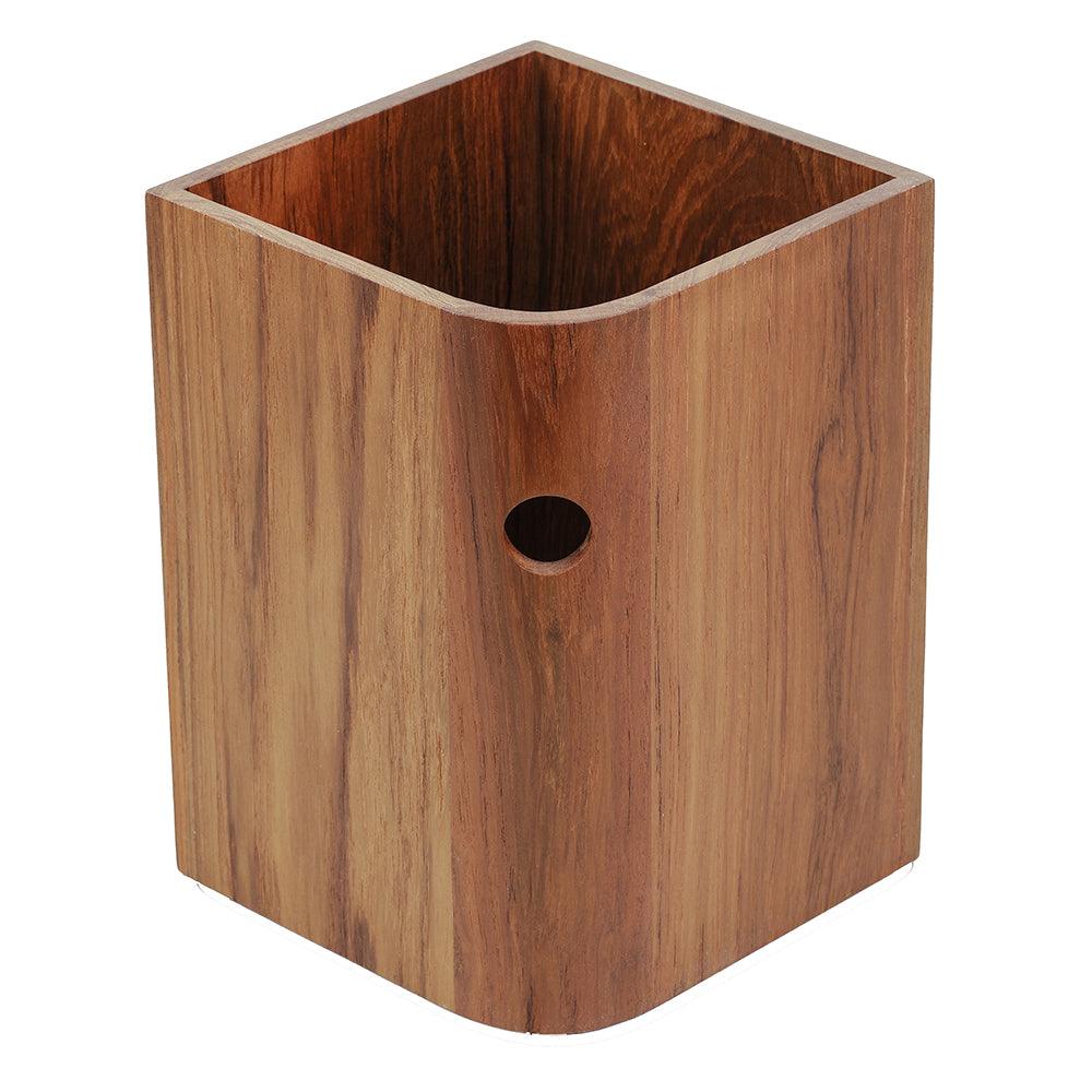 Whitecap EKA Collection Waste Basket - Teak - Kesper Supply