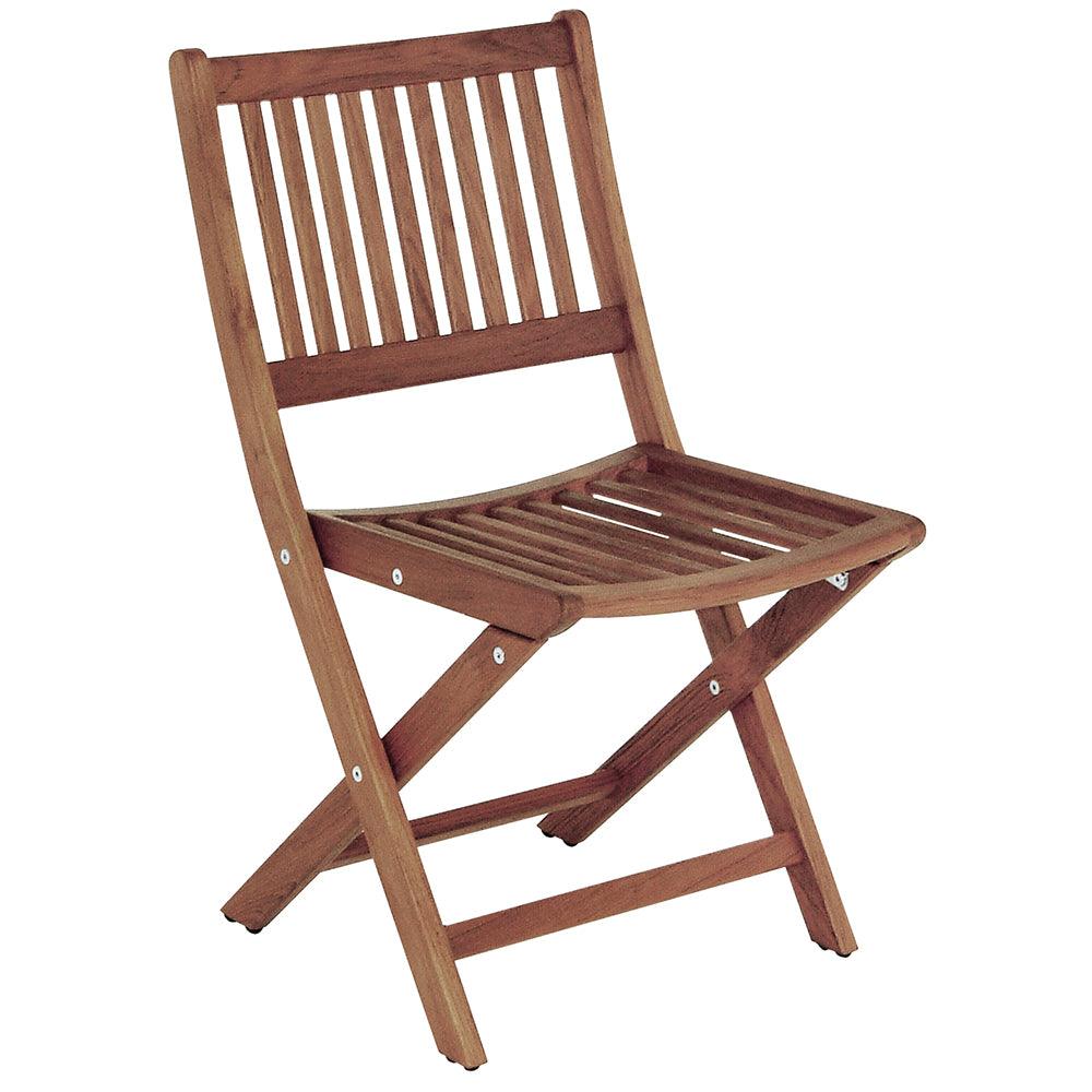 Whitecap Folding Chair - Teak - Kesper Supply