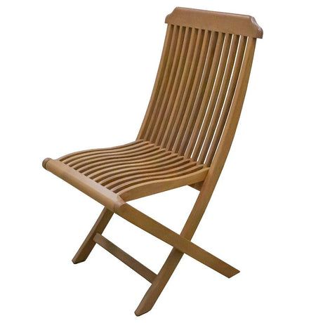 Whitecap Folding Deck Chair - Teak - Kesper Supply