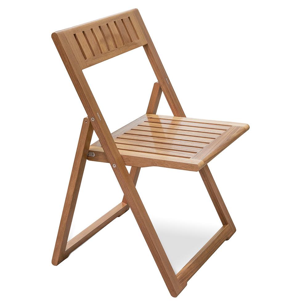 Whitecap Folding Slat Chair - Teak - Kesper Supply