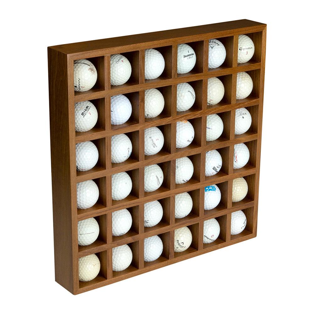 Whitecap Golf Ball Rack 36 - Teak - Kesper Supply