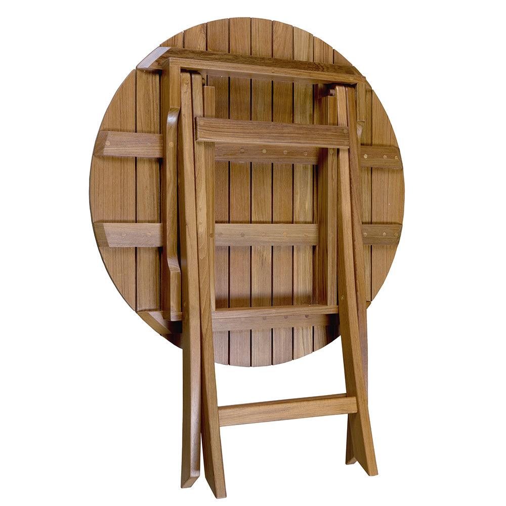 Whitecap Round Slat Table - Teak - Kesper Supply