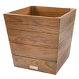 Whitecap Small Planter Box - Teak - Kesper Supply