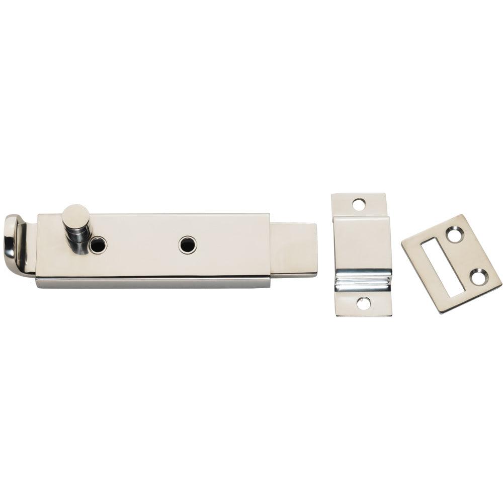 Whitecap Spring Loaded Slide Bolt/Latch - 316 Stainless Steel - 5-5/16" - Kesper Supply