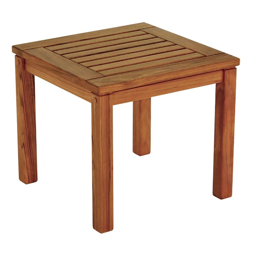 Whitecap Square Side Table - Teak - Kesper Supply