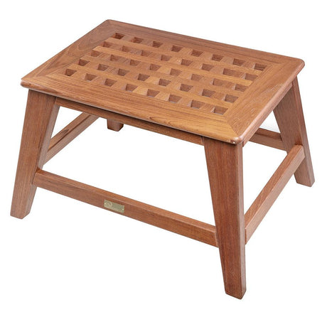 Whitecap Step Stool - Teak - Kesper Supply