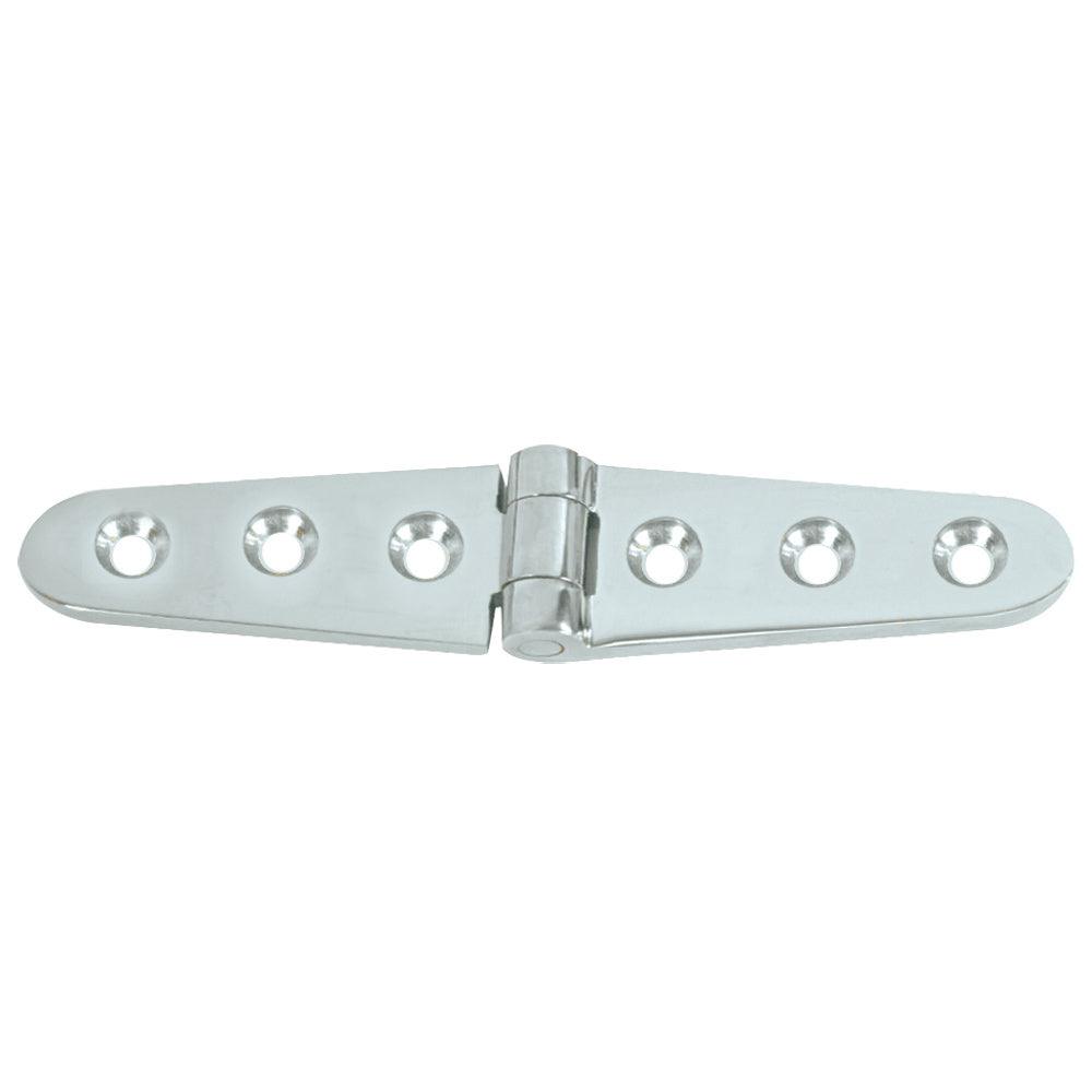 Whitecap Strap Hinge - 304 Stainless Steel - 6" x 1-1/8" - Kesper Supply