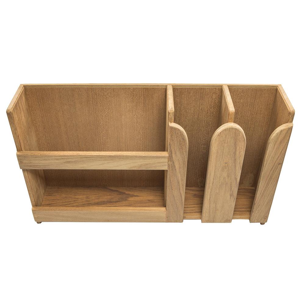 Whitecap Teak Dish/Cup Holder - Kesper Supply