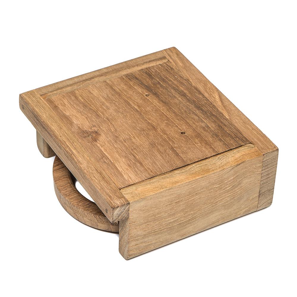 Whitecap Teak Folding Drink Holder - Kesper Supply