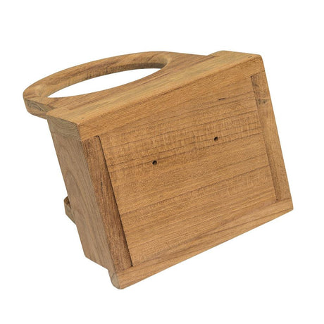 Whitecap Teak Folding Insulated Drink Holder - Kesper Supply