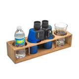 Whitecap Teak Four Insulated Drink/Binocular Rack - Kesper Supply