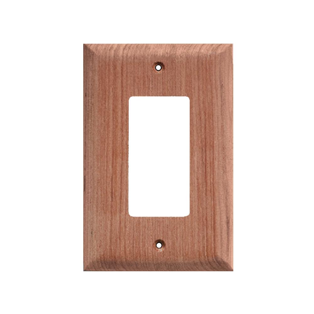 Whitecap Teak Ground Fault Outlet Cover/Receptacle Plate - Kesper Supply