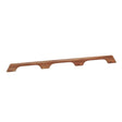 Whitecap Teak Handrail - 3 Loops - 33"L - Kesper Supply