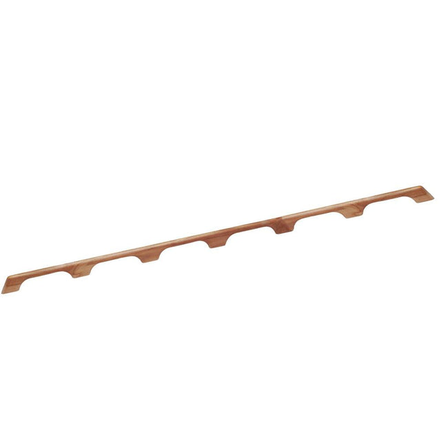 Whitecap Teak Handrail - 6 Loops - 63"L - Kesper Supply