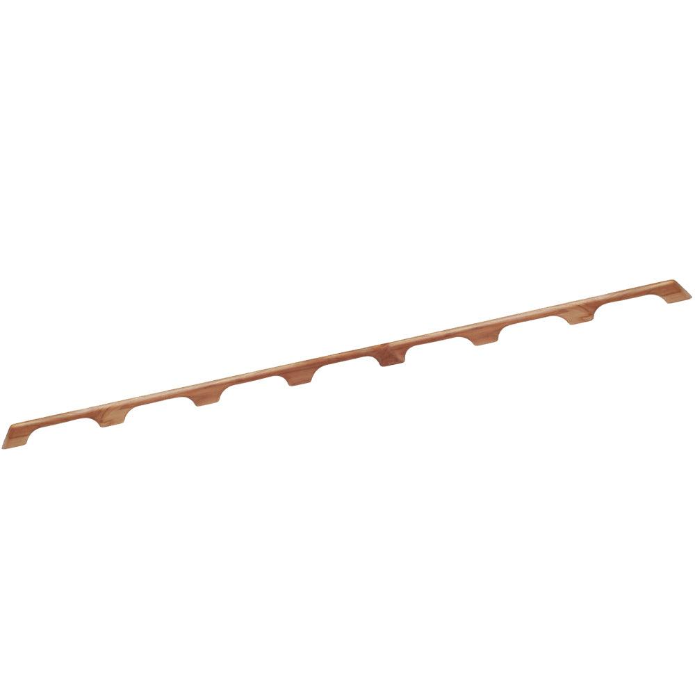 Whitecap Teak Handrail - 7 Loops - 73"L - Kesper Supply