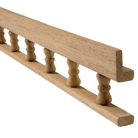 Whitecap Teak L-Type Pin Rail - 5' - Kesper Supply