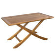 Whitecap Teak Large Adjustable Slat Top Table - Kesper Supply