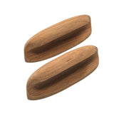 Whitecap Teak Oval Drawer Pull - 4"L - 2 Pack - Kesper Supply