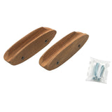 Whitecap Teak Oval Drawer Pull - 4"L - 2 Pack - Kesper Supply