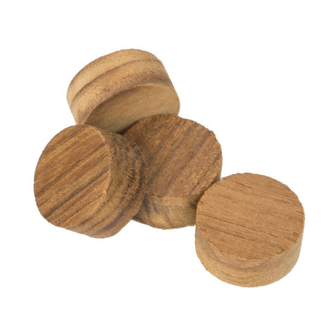 Whitecap Teak Plug - 1" - 20 Pack - Kesper Supply