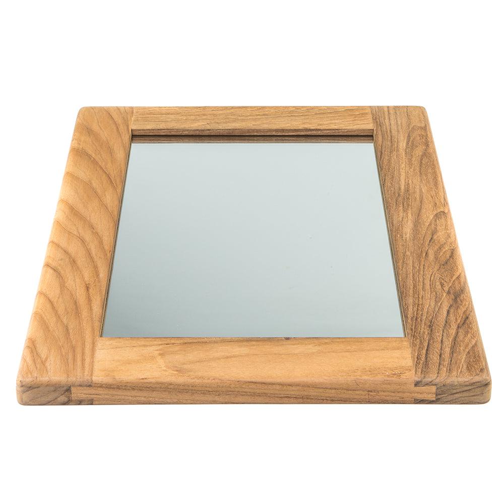 Whitecap Teak Rectangular Mirror - Kesper Supply