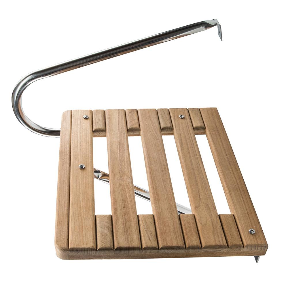 Whitecap Teak Swim Platform f/Outboard Motors - Kesper Supply