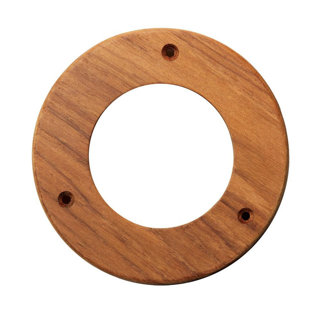 Whitecap Teak Trim Ring - 4" Inner Diameter Opening - Kesper Supply