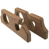 Whitecap Teak Two-Rod Storage Rack - Pair - Kesper Supply