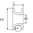 Wichard FRX10 Friction Ring - 10mm (25/64") - Kesper Supply