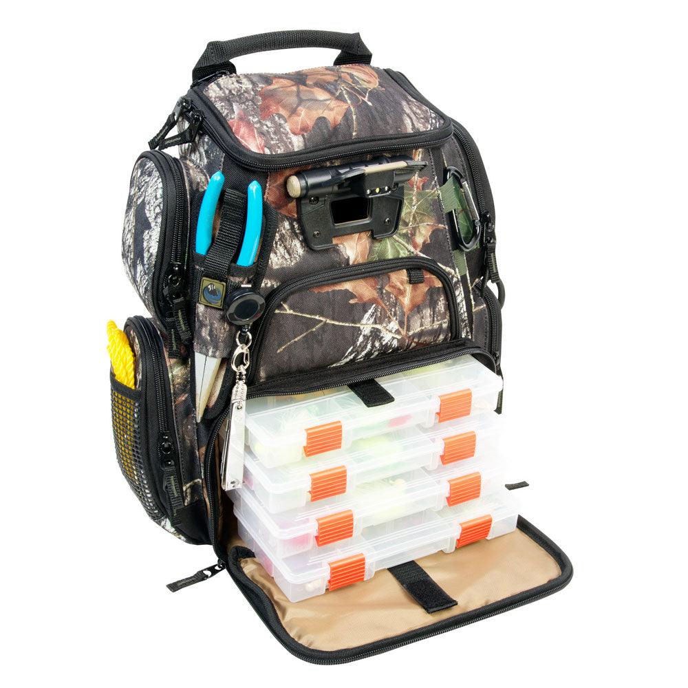 Wild River RECON Mossy Oak Compact Lighted Backpack w/4 PT3500 Trays - Kesper Supply