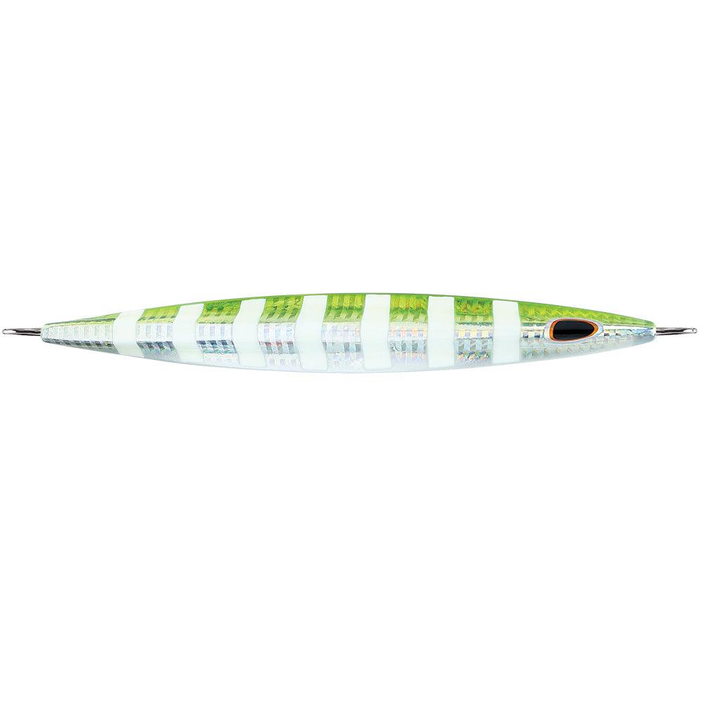 Williamson Kensaki 170 Jig - 6" - 6oz - UV Green Sardine Zebra - Kesper Supply